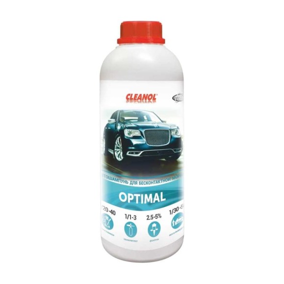 Автошампунь для бесконтактной мойки Cleanol Optimal канистра 1 л 1/0475 Автошампунь для бесконтактной мойки Cleanol Optimal канистра 1 л 1/0475
