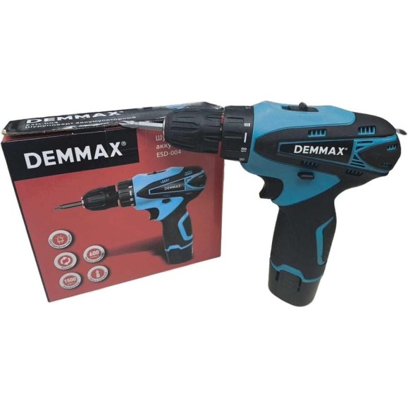 Аккумуляторный шуруповерт-дрель DEMMAX ESD-004 15428 Аккумуляторный шуруповерт-дрель DEMMAX ESD-004 15428