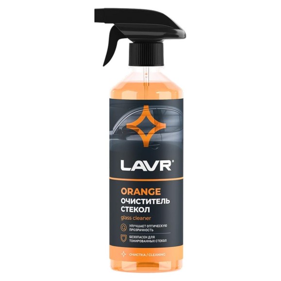 Универсальный очиститель стекол Lavr Orange с триггером 500 мл Ln1610 Универсальный очиститель стекол Lavr Orange с триггером 500 мл Ln1610