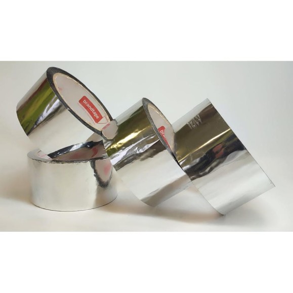 Металлизированная клейкая лента Brandtape 48мм х 50м (упаковка 4 шт.) 4631177460890