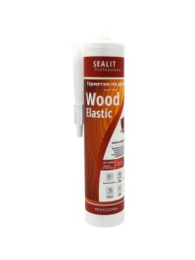 Акриловый герметик для дерева Sealit Wood Elastic 280 мл, золотистая сосна 136049