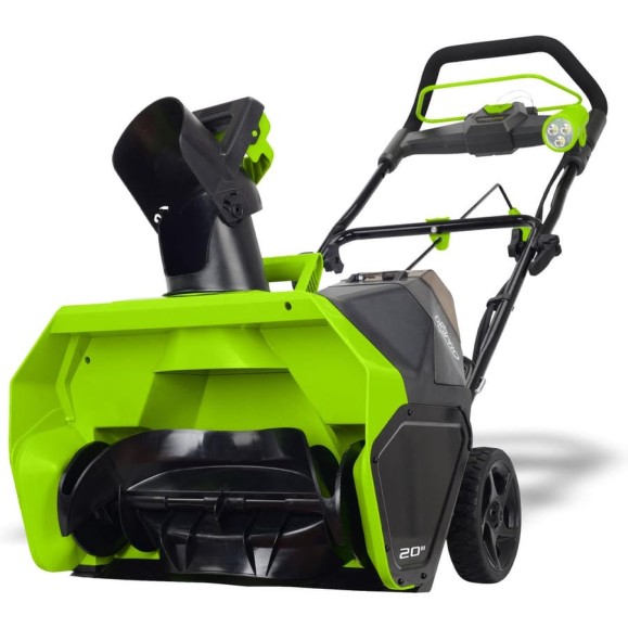 Аккумуляторный бесщеточный снегоуборщик Greenworks GD40STK4 2600607 Аккумуляторный бесщеточный снегоуборщик Greenworks GD40STK4 2600607