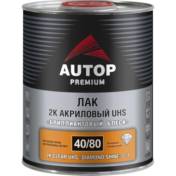 Комплект AUTOP Professional AUTOP Premium 40/80 - 2K Лак акриловый UHS Бриллиантовый, банка, 1,0л+0,5л ATP-CR40/80-1-C Комплект AUTOP Professional AUTOP Premium 40/80 - 2K Лак акриловый UHS Бриллиантовый, банка, 1,0л+0,5л ATP-CR40/80-1-C