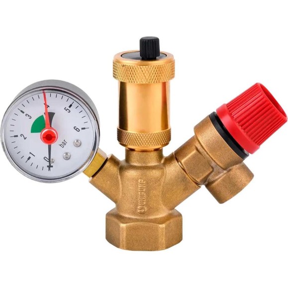 Группа безопасности котла UNIPUMP 1 - 1/2 СЛИМ 64670