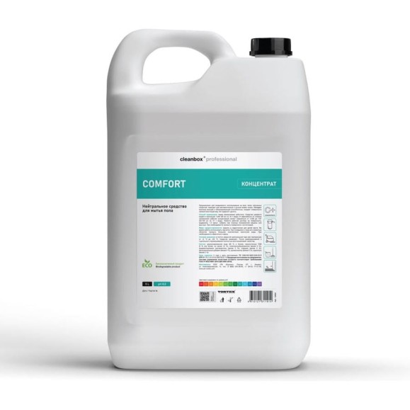 Средство для мытья пола нейтральное CleanBox Professional COMFORT (Комфорт) 5л 13055 Средство для мытья пола нейтральное CleanBox Professional COMFORT (Комфорт) 5л 13055