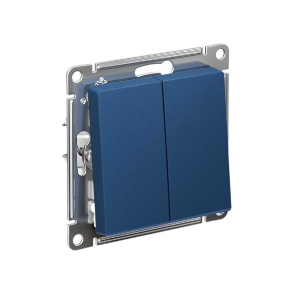 2-клавишный перекрестный переключатель Systeme Electric Atlasdesign аквамарин п2 x сх. 7, 10ах, механизм ATN001173 2-клавишный перекрестный переключатель Systeme Electric Atlasdesign аквамарин п2 x сх. 7, 10ах, механизм ATN001173
