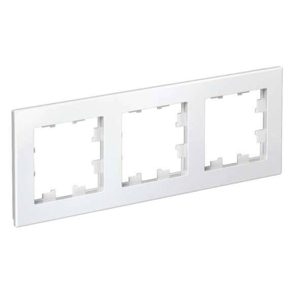 Рамка Systeme Electric 3-м ATLAS DESIGN универс. белая ATN000103 Рамка Systeme Electric 3-м ATLAS DESIGN универс. белая ATN000103