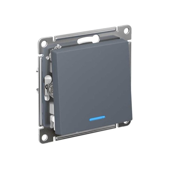 1-клавишный выключатель Systeme Electric Atlas Design Грифель с подсветкой SE ATN000713 1-клавишный выключатель Systeme Electric Atlas Design Грифель с подсветкой SE ATN000713