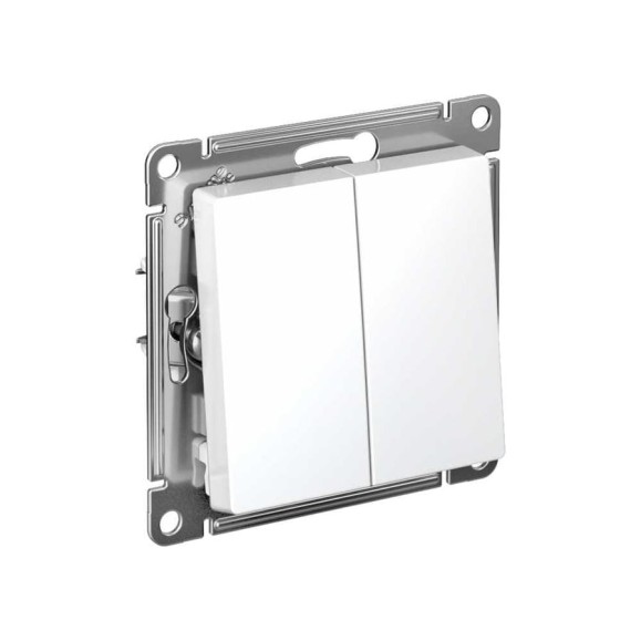 2-клавишный выключатель Systeme Electric Atlasdesign белый с самовозвратом, сх.5, 10ах, механизм ATN000117 2-клавишный выключатель Systeme Electric Atlasdesign белый с самовозвратом, сх.5, 10ах, механизм ATN000117