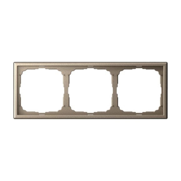 Рамка 3-постовая ArtGallery, универсальная Systeme Electric Шампань GAL000503 Рамка 3-постовая ArtGallery, универсальная Systeme Electric Шампань GAL000503