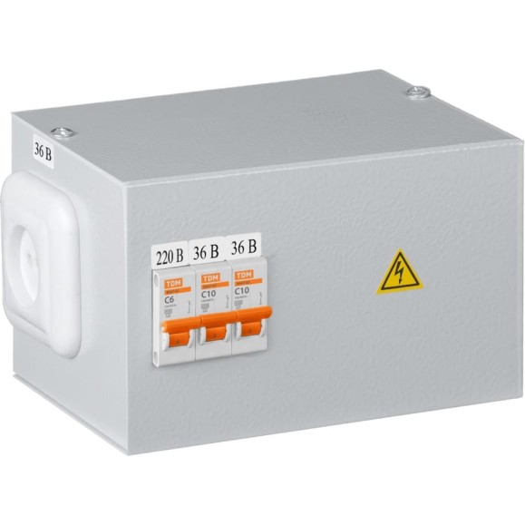 Понижающий трансформатор ЯТП-0,25 220/36-3 авт. IP31 TDM ELECTRIC SQ1601-0006 Понижающий трансформатор ЯТП-0,25 220/36-3 авт. IP31 TDM ELECTRIC SQ1601-0006