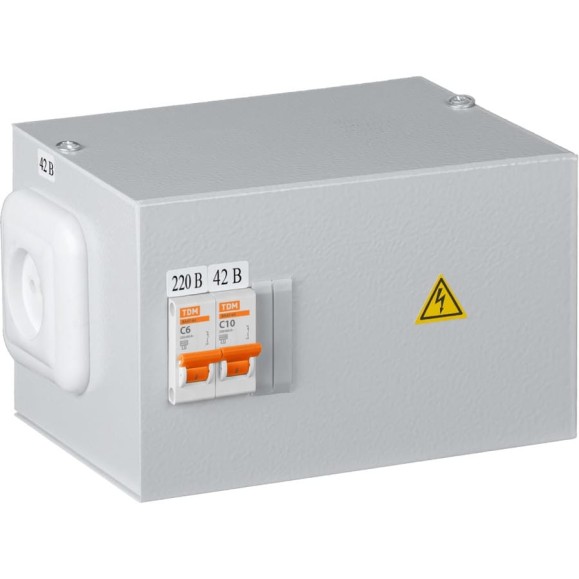 Понижающий трансформатор ЯТП- 0,4 220/42-2 авт IP31 TDM ELECTRIC SQ1601-0028 Понижающий трансформатор ЯТП- 0,4 220/42-2 авт IP31 TDM ELECTRIC SQ1601-0028