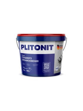 Грунтовка PLITONIT Грунт Глубокого проникновения, ведро 10 л Н010886