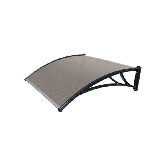 Козырек Grand Line Krovent из полик. 1200x930x280 бронз (черн. кроншт) 097687 Козырек Grand Line Krovent из полик. 1200x930x280 бронз (черн. кроншт) 097687