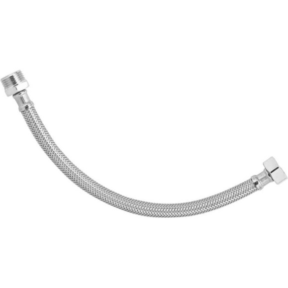 Гибкая подводка для питьевой холодной/горячей воды Imperial PREMIUM PEX 0.3м 1/2F-1/2M, в стальной оплетке гибкая 650.30 Гибкая подводка для питьевой холодной/горячей воды Imperial PREMIUM PEX 0.3м 1/2F-1/2M, в стальной оплетке гибкая 650.30