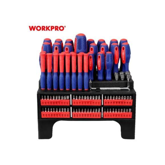 Набор отверток WORKPRO PRO CR-V 100шт WP200560