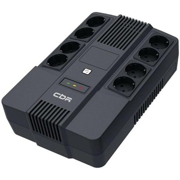 ИБП CBR 600VA/360W, Schuko CEE 7 Outlets: (x4 Battery & Surge Protected; x4 Surge Protected), LED, AVR, UPS-OFK-101E-600 ИБП CBR 600VA/360W, Schuko CEE 7 Outlets: (x4 Battery & Surge Protected; x4 Surge Protected), LED, AVR, UPS-OFK-101E-600