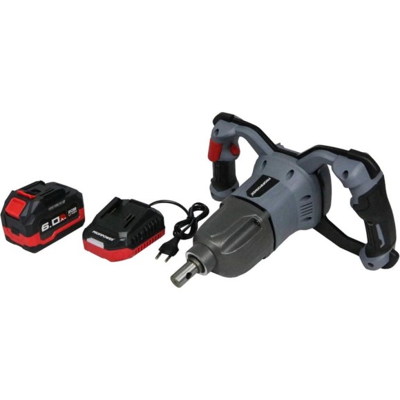 Аккумуляторный бесщеточный бур Profipower AM-20B (20В, 90Нм, Li-ion-1шт, 6.0Ач, З/У, в коробке) E0282 Аккумуляторный бесщеточный бур Profipower AM-20B (20В, 90Нм, Li-ion-1шт, 6.0Ач, З/У, в коробке) E0282