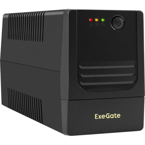 Источник бесперебойного питания ExeGate Power NB-850.LED.AVR.4C13 850VA/510W, LED, AVR, 4 C13, батарея 12V 9Ah, Black 299486 Источник бесперебойного питания ExeGate Power NB-850.LED.AVR.4C13 850VA/510W, LED, AVR, 4 C13, батарея 12V 9Ah, Black 299486