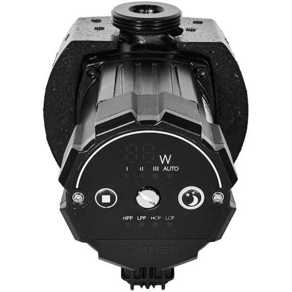 Циркуляционный насос ROMMER RCP-0030-2540130 PROFI EVO 25/40-130 с гайками RG0093A4JEQEPA Циркуляционный насос ROMMER RCP-0030-2540130 PROFI EVO 25/40-130 с гайками RG0093A4JEQEPA