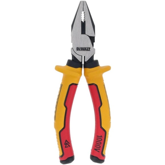 Комбинированные плоскогубцы Dewalt, с токоизолирующими рукоятками, 16 см DWHT82810-0 Комбинированные плоскогубцы Dewalt, с токоизолирующими рукоятками, 16 см DWHT82810-0