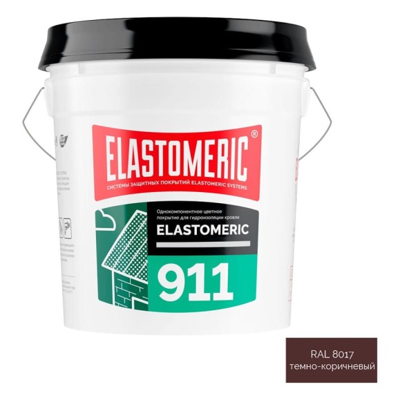 Жидкая резина Elastomeric Systems для кровли 20кг коричневый elastomeric-911 8017002 Жидкая резина Elastomeric Systems для кровли 20кг коричневый elastomeric-911 8017002