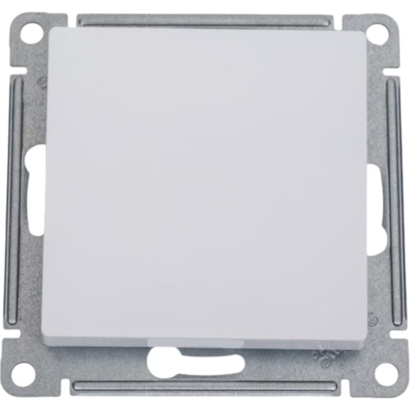 1-клавишный выключатель Systeme Electric Atlasdesign белый 2-полюсный, 10а, механизм ATN000121