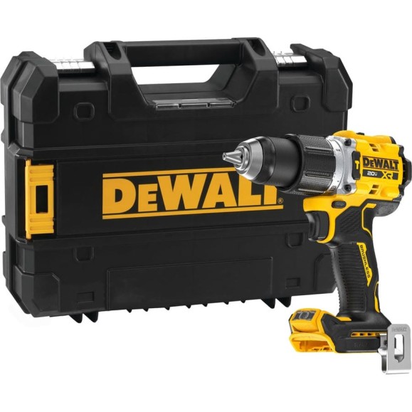 Ударная дрель-шуруповерт DEWALT DCD806NT, 20 В, 2000 об/мин, 34000 уд/мин, без АКБ и ЗУ, в кейсе TSTAK () DCD806NT-A9
