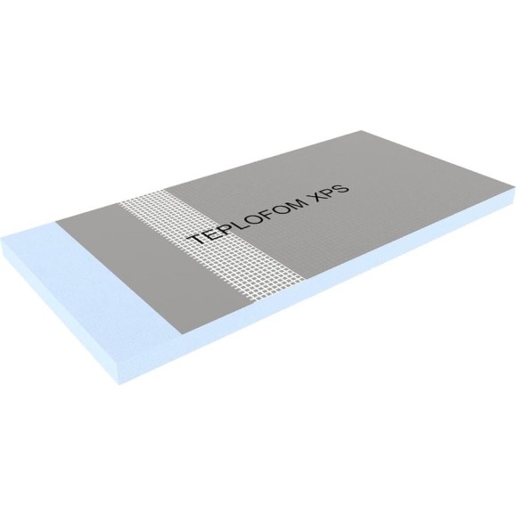 Теплоизоляционная панель Teplofom XPS 600x600x10мм ( односторонний слой) Упаковка - 2шт 2/10/600 Теплоизоляционная панель Teplofom XPS 600x600x10мм ( односторонний слой) Упаковка - 2шт 2/10/600