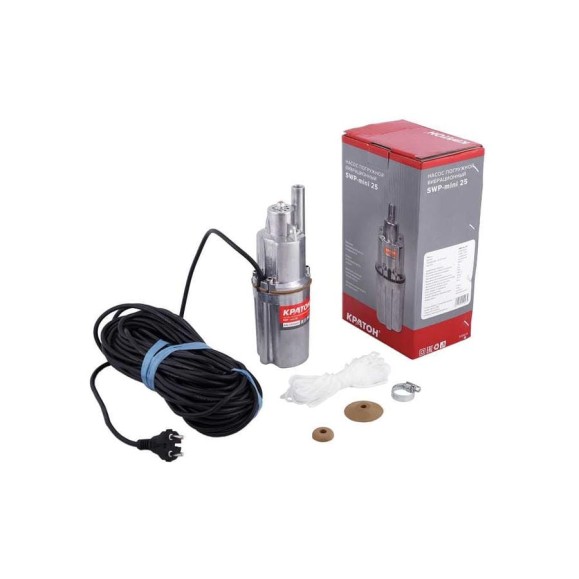 Погружной вибрационный насос Кратон SWP-mini 25 5 04 04 023 Погружной вибрационный насос Кратон SWP-mini 25 5 04 04 023