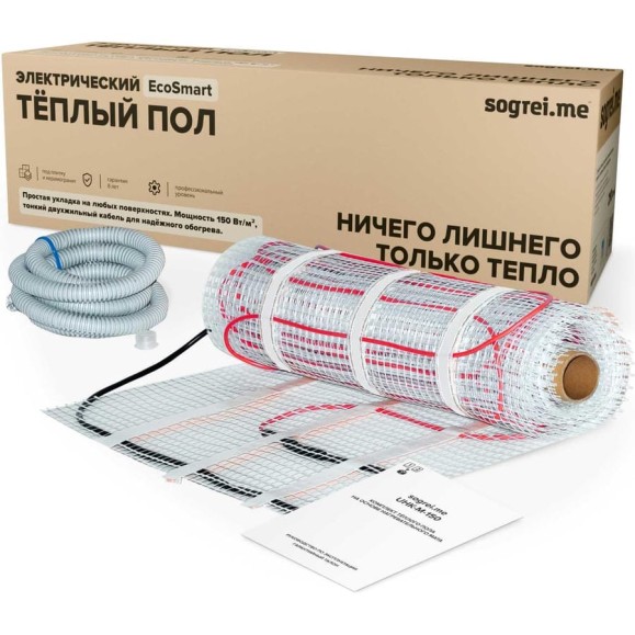 Комплект теплого пола Sogrei.me SOGREIME EcoSmart UHK-M (РазумнаяЭкономия УХК-М) 150-0,5-3,5 0К-00001602 Комплект теплого пола Sogrei.me SOGREIME EcoSmart UHK-M (РазумнаяЭкономия УХК-М) 150-0,5-3,5 0К-00001602