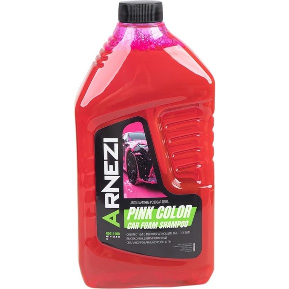Автошампунь Arnezi розовая пена Pink Color Car Foam 1000мл N5011000