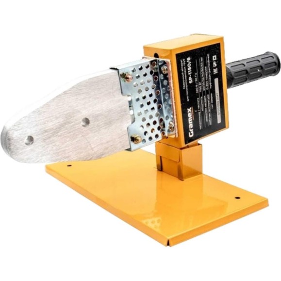 Сварочный аппарат Gramex полипропиленовый SP-1150/6 (1150Вт, Насадки 20,25,32,40,50,63) (1/10) 003442 Сварочный аппарат Gramex полипропиленовый SP-1150/6 (1150Вт, Насадки 20,25,32,40,50,63) (1/10) 003442