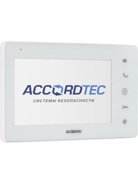 Видеодомофон ACCORDTEC AT-VD720W WH AT-07064