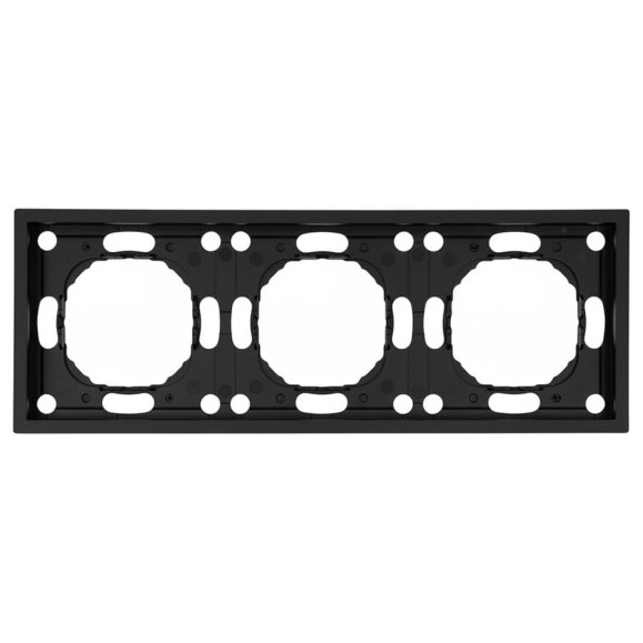 Рамка STEKKER PFR00-5003-05 3-местная, серия Эмили, черный уголь, soft touch, 49860 Рамка STEKKER PFR00-5003-05 3-местная, серия Эмили, черный уголь, soft touch, 49860