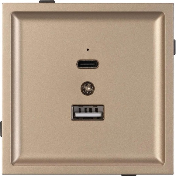 Механизм USB розетки Arlight SCT-TENDO-MUAC-PL-GD 1шт 054097