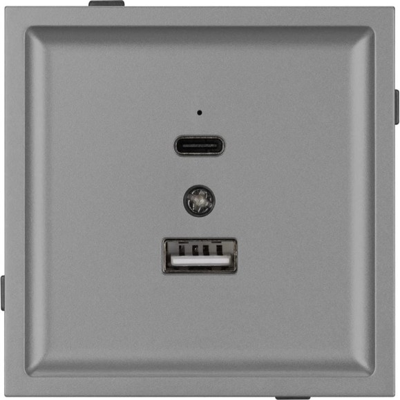Механизм USB розетки Arlight SCT-TENDO-MUAC-PL-GR 1шт 054096