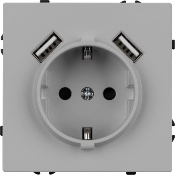 Механизм розетки Arlight с USB зарядкой SCT-NOBE-MUAA-SFPL-IS 1шт 059443 Механизм розетки Arlight с USB зарядкой SCT-NOBE-MUAA-SFPL-IS 1шт 059443
