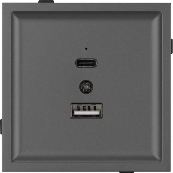 Механизм USB розетки Arlight SCT-TENDO-MUAC-SFPL-GR 1шт 054538