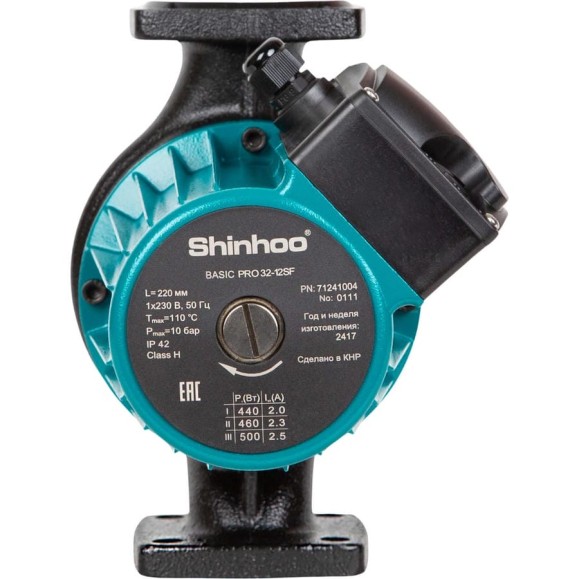 Насос циркуляционный SHINHOO BASIC PRO 32-12SF 230V 71241004 Насос циркуляционный SHINHOO BASIC PRO 32-12SF 230V 71241004