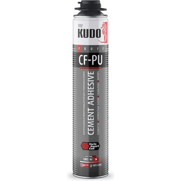 Конструкционный полиуретановый клей для строительных блоков KUDO CEMENT ADHISIVE PROFF KUPP10UCMT Конструкционный полиуретановый клей для строительных блоков KUDO CEMENT ADHISIVE PROFF KUPP10UCMT