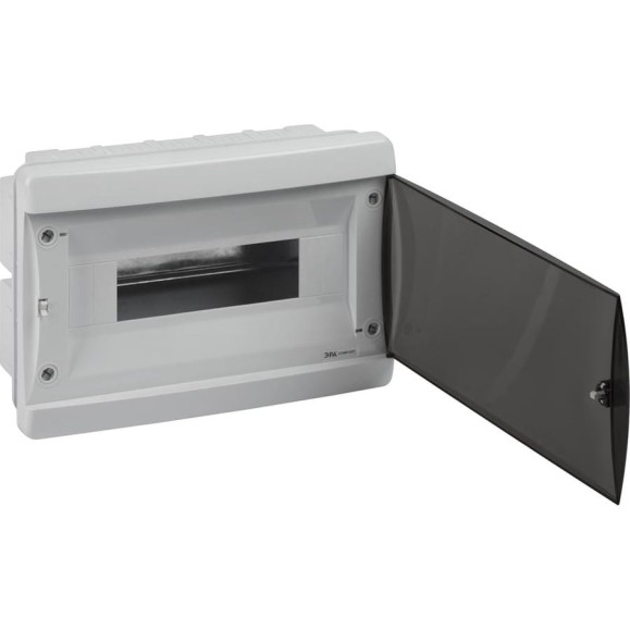 Корпус пластиковый встраиваемый ЭРА COMFORT ЩРВ-П-12 IP40, прозрачная крышка, белый Б0067234