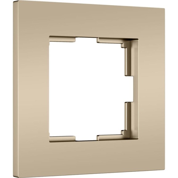 Рамка на 1 пост WERKEL Slab W0012911 (шампань софт) a071623 Рамка на 1 пост WERKEL Slab W0012911 (шампань софт) a071623