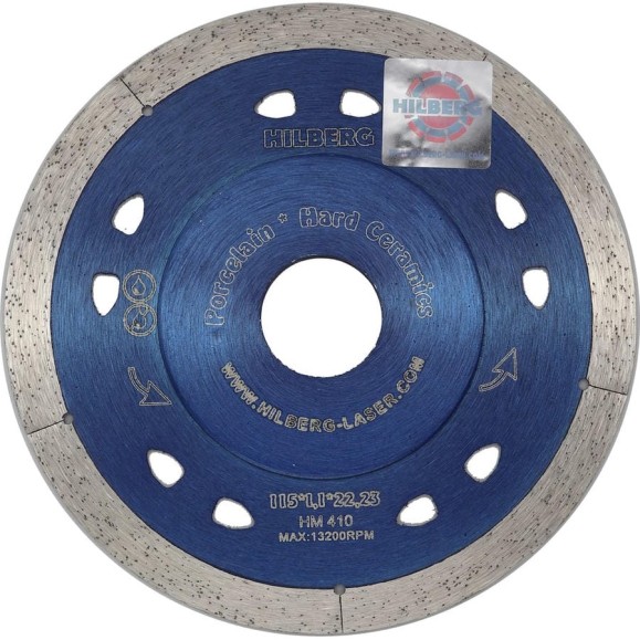 Диск алмазный отрезной Hilberg 115х22.23 Extra Thin 1.1 мм HM410 Диск алмазный отрезной Hilberg 115х22.23 Extra Thin 1.1 мм HM410
