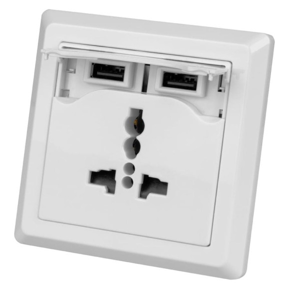 Мультифункциональный блок TDM ELECTRIC Сенеж 1, 2П 10А 250В+2 USВ-порта для зарядки 5В 2,1А, белый SQ1816-0001 Мультифункциональный блок TDM ELECTRIC Сенеж 1, 2П 10А 250В+2 USВ-порта для зарядки 5В 2,1А, белый SQ1816-0001