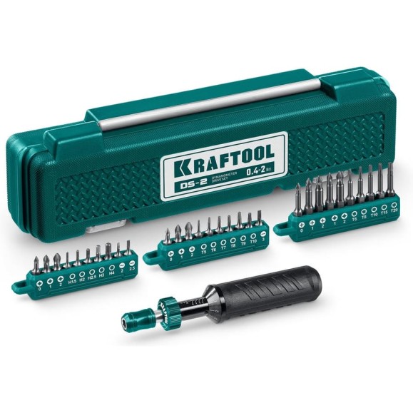 Динамометрическая отвертка KRAFTOOL 0.4-2 Нм 64034 Динамометрическая отвертка KRAFTOOL 0.4-2 Нм 64034