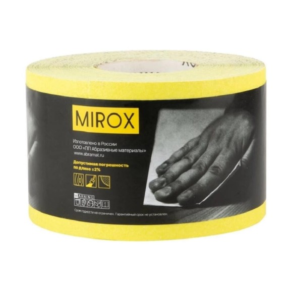 Рулон шлифовальный на бумажной основе MIROX SE 115мм x 50м Р80 MXSE11505080 Рулон шлифовальный на бумажной основе MIROX SE 115мм x 50м Р80 MXSE11505080