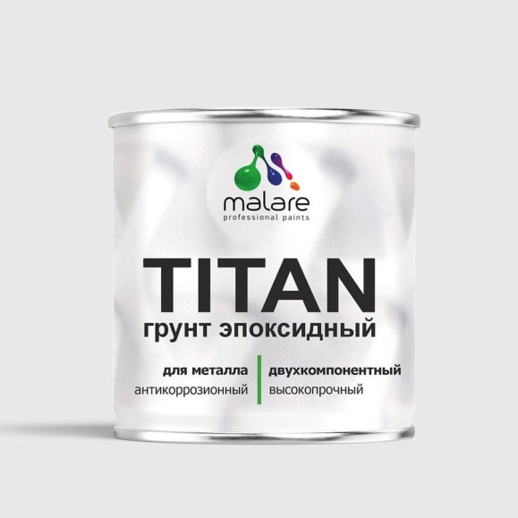 Эпоксидный грунт для авто MALARE TITAN / 2К автогрунтовка двухкомпонентная антикоррозионная высокопрочная, цвет черный (1 кг + 0,1 кг отвердитель) ЭГАВТ9005Г0100 Эпоксидный грунт для авто MALARE TITAN / 2К автогрунтовка двухкомпонентная антикоррозионная высокопрочная, цвет черный (1 кг + 0,1 кг отвердитель) ЭГАВТ9005Г0100