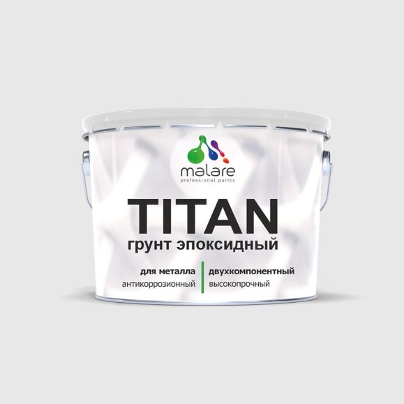 Эпоксидный грунт для авто MALARE TITAN / 2К автогрунтовка двухкомпонентная антикоррозионная высокопрочная, цвет белый (10 кг + 1 кг отвердитель) ЭГАВТ9003Г1000 Эпоксидный грунт для авто MALARE TITAN / 2К автогрунтовка двухкомпонентная антикоррозионная высокопрочная, цвет белый (10 кг + 1 кг отвердитель) ЭГАВТ9003Г1000