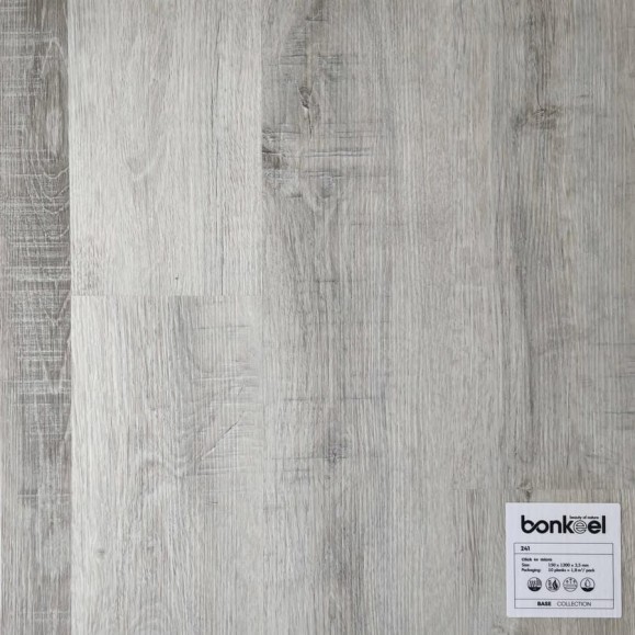 Плитка ПВХ замковая SPC Bonkeel Бэйс 241, 3,5x150x1200 мм (1,8 м²/10 шт) 644675 Плитка ПВХ замковая SPC Bonkeel Бэйс 241, 3,5x150x1200 мм (1,8 м²/10 шт) 644675
